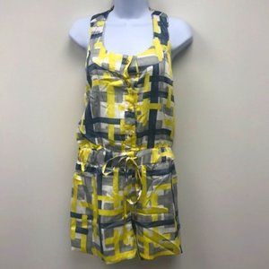 📍🚨LAST CALL 🚨📍🚨Ladies- Date/Party/FuN-Yellow & Black _Open Back Romper-SZ L